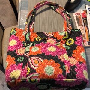 Vera Bradley Large Tote Ziggy Zinnia